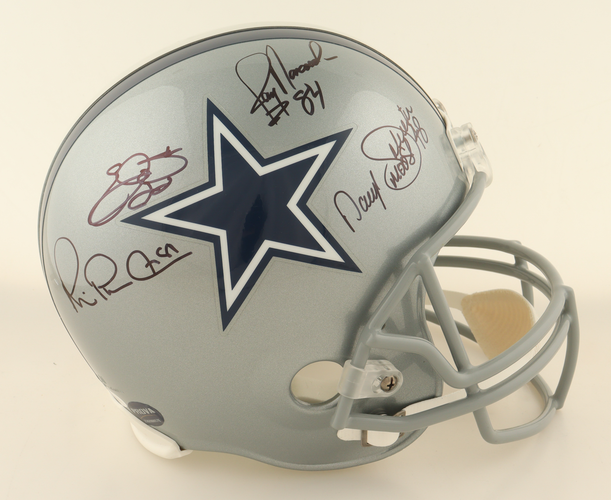 Dallas Cowboys Greats | Cowboys Full-Size Helmet Signed by (4) with Emmitt Smith, Michael Irvin (JSA) at PristineAuction.com Dallas Cowboys Greats | Cowboys Full-Size Helmet Signed by (4) with Emmitt Smith, Michael Irvin (JSA) at PristineAuction.com