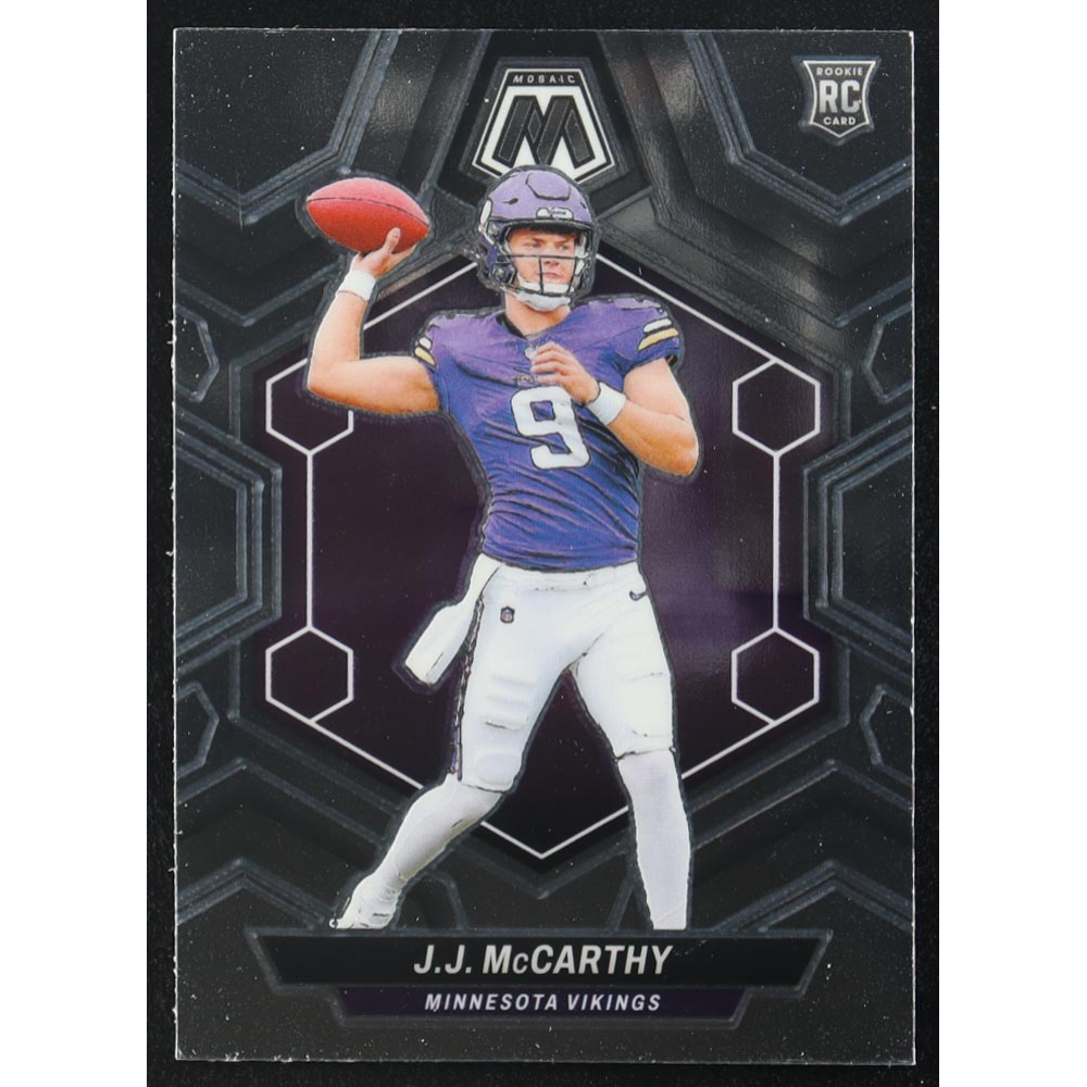 JJ McCarthy 2024 Panini Mosaic #310 RC at PristineAuction.com