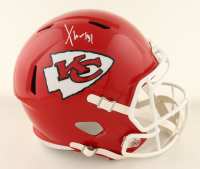 Xavier Worthy Signed Chiefs Full-Size Speed Helmet (Fanatics) at PristineAuction.com