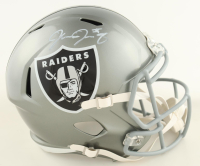 Josh Jacobs Signed Raiders Full-Size Speed Helmet (Beckett & Jacobs) at PristineAuction.com
