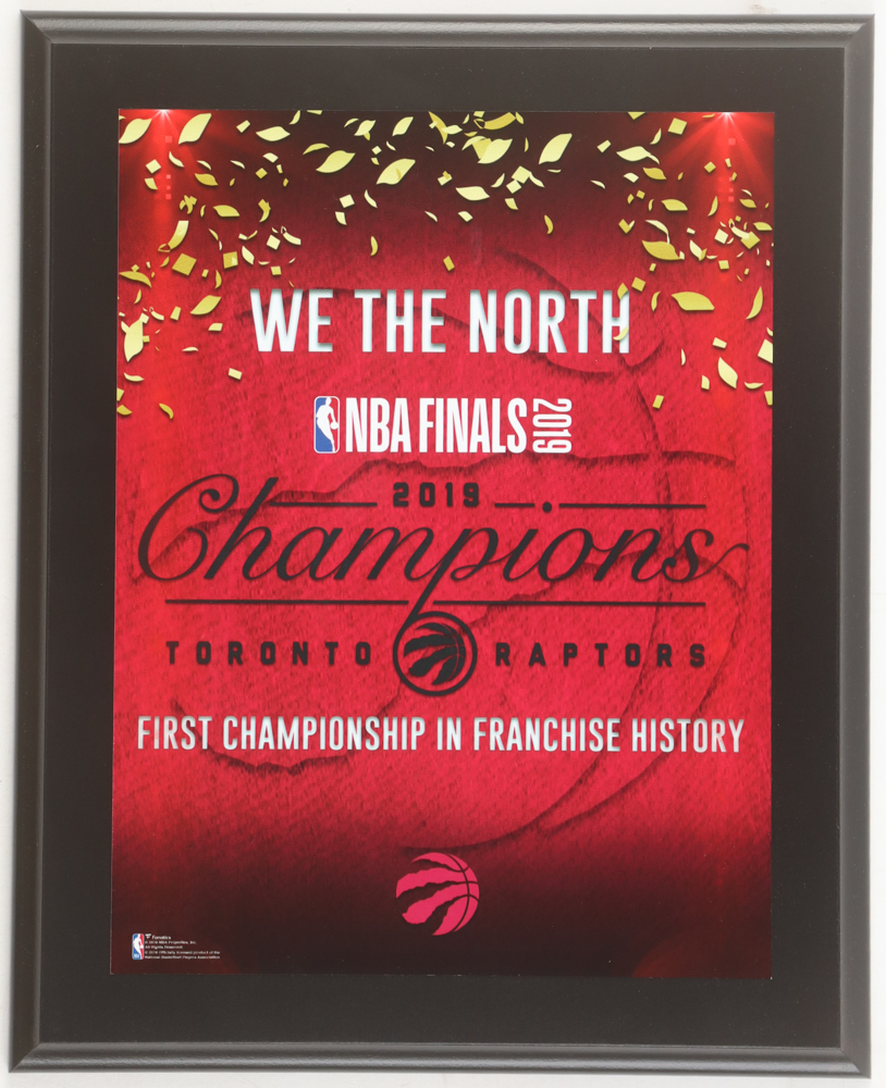 Raptors 2019 NBA Finals Champions Commemorative Plaque at PristineAuction.com Raptors 2019 NBA Finals Champions Commemorative Plaque at PristineAuction.com