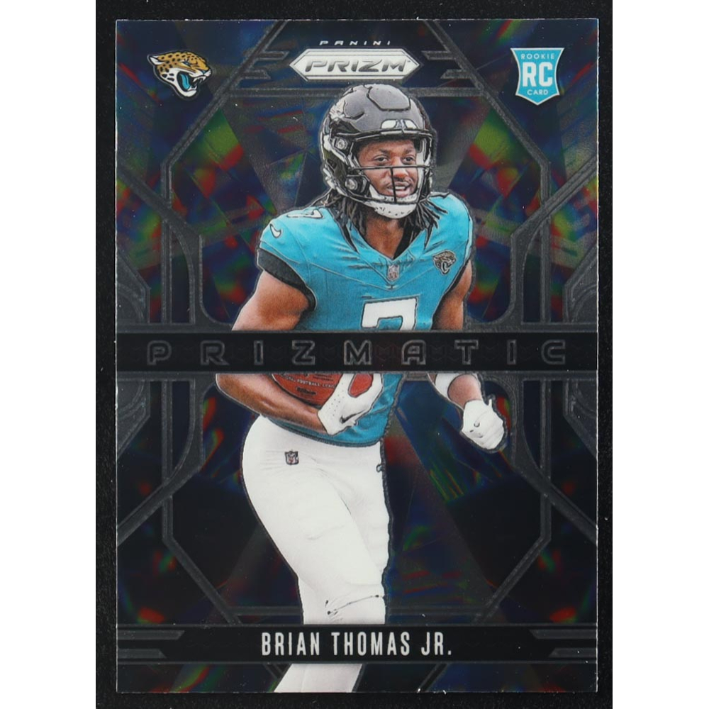 Brian Thomas Jr. 2024 Panini Prizm Prizmatic #19 RC at PristineAuction.com