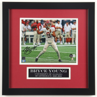 Bryce Young Signed Alabama Crimson Tide Custom Framed Photo (Beckett) at PristineAuction.com