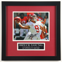 Bryce Young Signed Alabama Crimson Tide Custom Framed Photo (Beckett) at PristineAuction.com