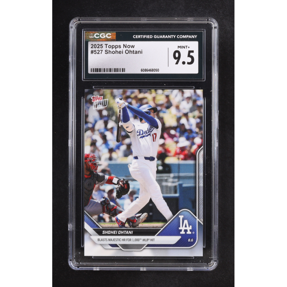 Shohei Ohtani 2025 Topps Now #527 (CGC 9.5) at PristineAuction.com