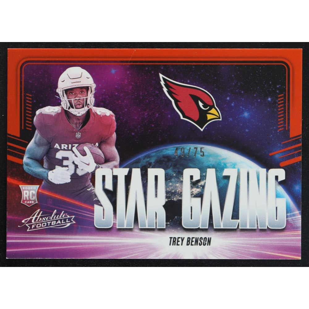 Trey Benson 2024 Absolute Star Gazing #SGTBN RC at PristineAuction.com