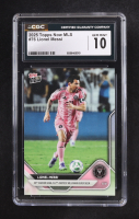 Lionel Messi 2025 Topps Now MLS #76 (CGC 10) at PristineAuction.com