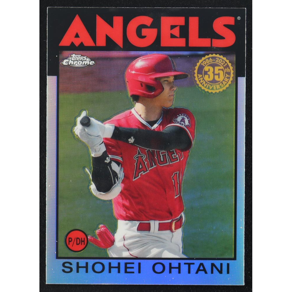Shohei Ohtani 2021 Topps Chrome '86 Topps #86BC9 at PristineAuction.com