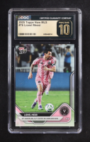 Lionel Messi 2025 Topps Now MLS #76 (CGC 10 | Pristine Black Label) at PristineAuction.com