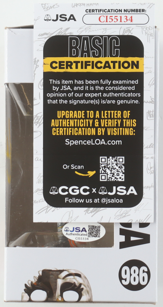 Jess Weiss Signed "Five Nights at Freddy's" Ruined Chica #986 Funko Pop! Vinyl Figure Inscribed "Chica" (JSA) at PristineAuction.com Jess Weiss Signed "Five Nights at Freddy's" Ruined Chica #986 Funko Pop! Vinyl Figure Inscribed "Chica" (JSA) at PristineAuction.com