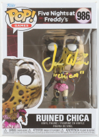 Jess Weiss Signed "Five Nights at Freddy's" Ruined Chica #986 Funko Pop! Vinyl Figure Inscribed "Chica" (JSA) at PristineAuction.com