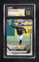 Paul Skenes 2025 Topps Now #531 (CGC 10 | Pristine Black Label) at PristineAuction.com