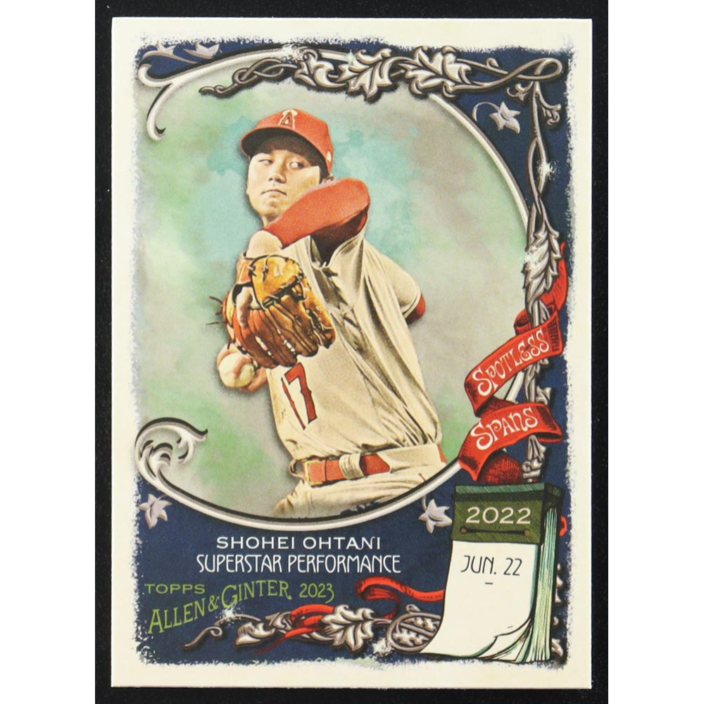 Shohei Ohtani 2023 Topps Allen and Ginter Spotless Spans #SS40 at PristineAuction.com