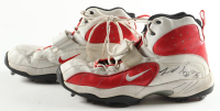Zack Golditch Twice-Signed Game-Used Pair of Nike Football Cleats (JSA) at PristineAuction.com