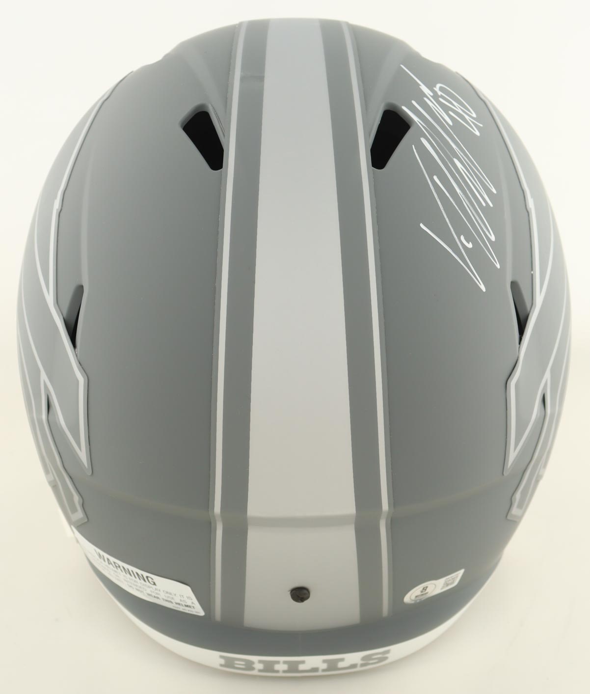 Von Miller Signed Bills Full-Size Slate Alternate Speed Helmet (Beckett) at PristineAuction.com Von Miller Signed Bills Full-Size Slate Alternate Speed Helmet (Beckett) at PristineAuction.com