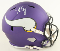 Aaron Jones Signed Vikings Full-Size Speed Helmet (Beckett) at PristineAuction.com