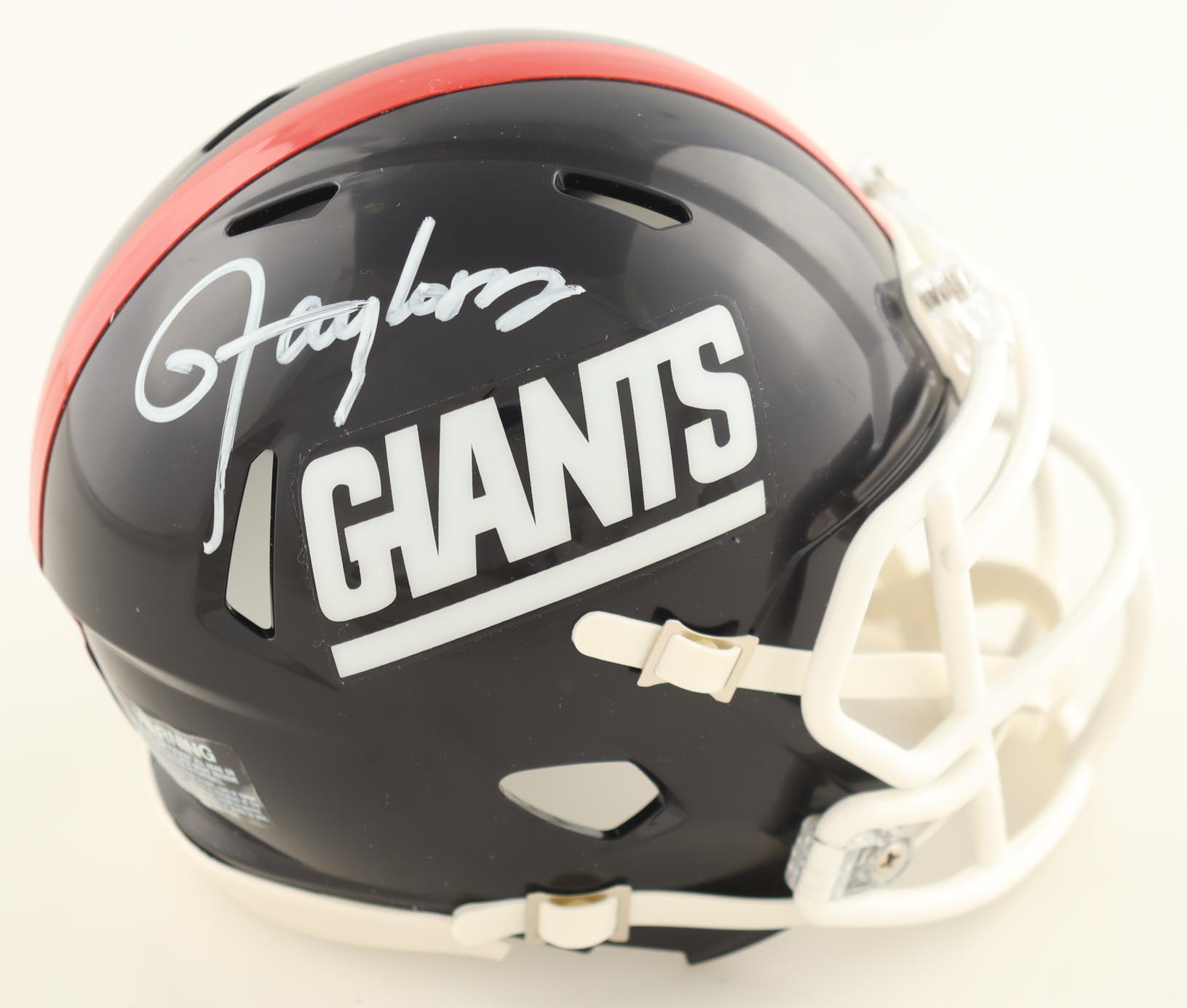 Lawrence Taylor Signed Giants Speed Mini Helmet (Wilder World of Sports) at PristineAuction.com Lawrence Taylor Signed Giants Speed Mini Helmet (Wilder World of Sports) at PristineAuction.com