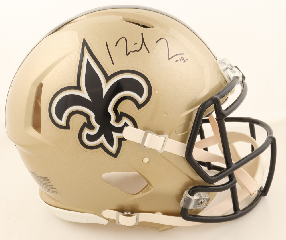 Michael Thomas Signed Saints Full-Size Authentic On-Field Speed Helmet (Beckett) at PristineAuction.com Michael Thomas Signed Saints Full-Size Authentic On-Field Speed Helmet (Beckett) at PristineAuction.com