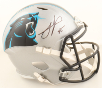 Julius Peppers Signed Panthers Full-Size Speed Helmet (Beckett) at PristineAuction.com