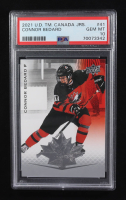 Connor Bedard 2021-22 Upper Deck Team Canada Juniors #41 U18 RC (PSA 10) at PristineAuction.com