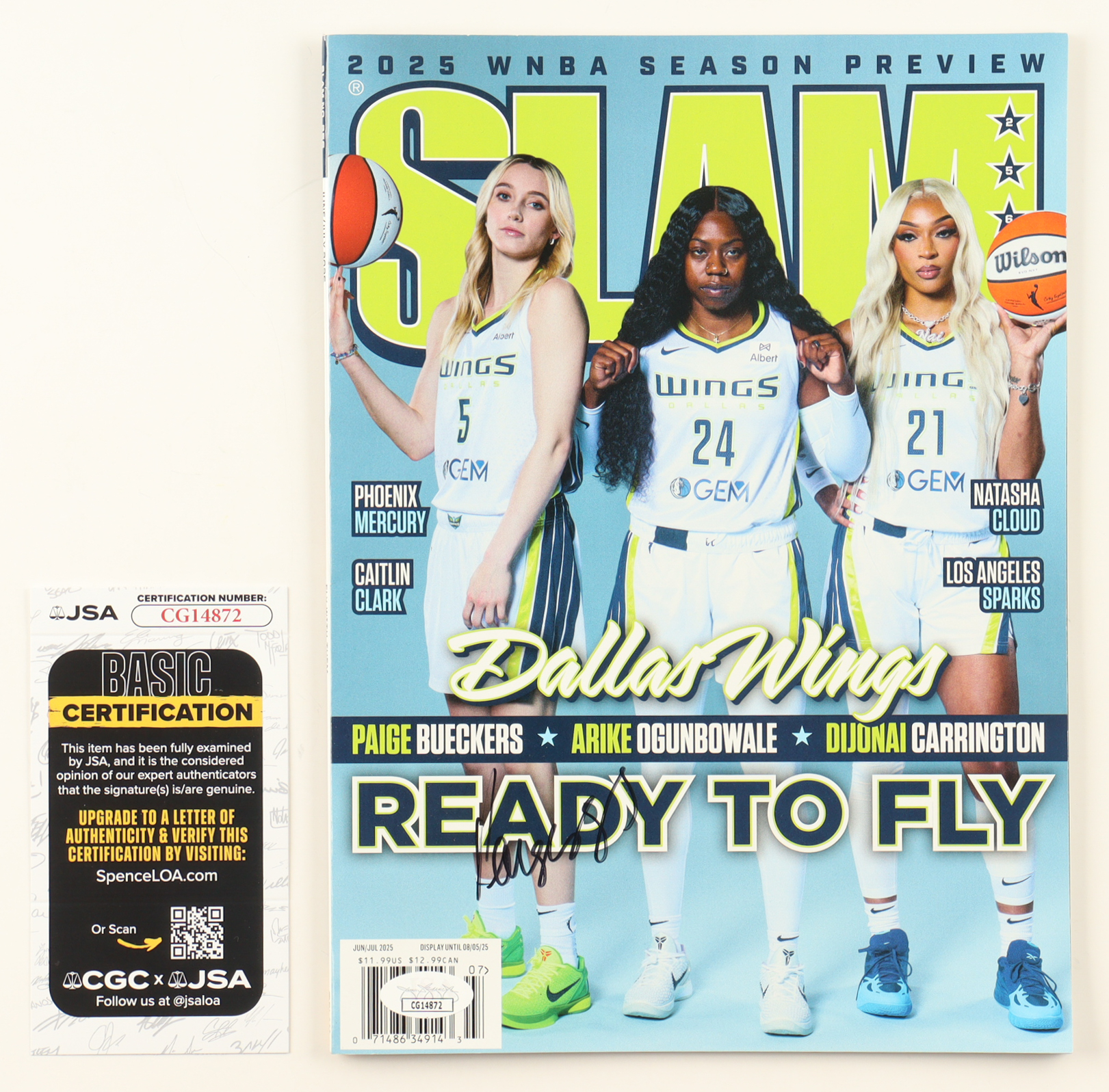 Paige Bueckers Signed 2025 Slam Issue #256 Magazine (JSA) at PristineAuction.com Paige Bueckers Signed 2025 Slam Issue #256 Magazine (JSA) at PristineAuction.com