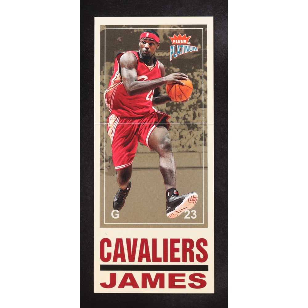 LeBron James 2003-04 Fleer Platinum Big Signs #7 RC at PristineAuction.com