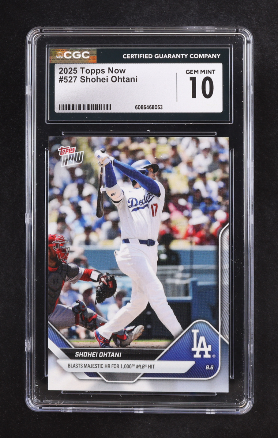 Shohei Ohtani 2025 Topps Now #527 (CGC 10) at PristineAuction.com Shohei Ohtani 2025 Topps Now #527 (CGC 10) at PristineAuction.com