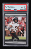 Patrick Mahomes II 2017 Leaf Draft #56 RC (PSA 10) at PristineAuction.com