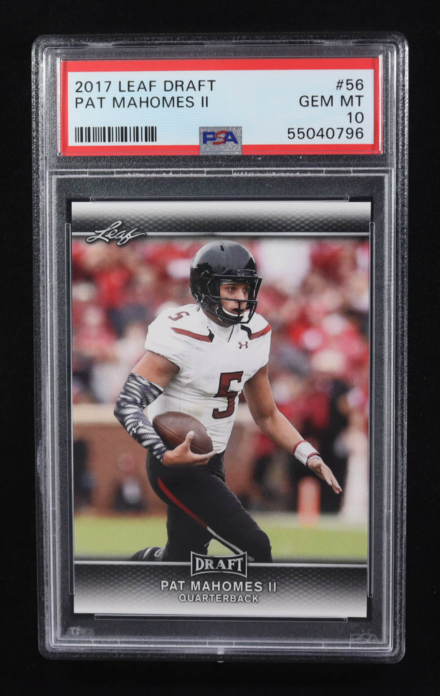 Patrick Mahomes II 2017 Leaf Draft #56 RC (PSA 10) at PristineAuction.com Patrick Mahomes II 2017 Leaf Draft #56 RC (PSA 10) at PristineAuction.com