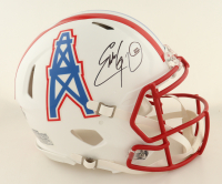 Eddie George Signed Oilers Full-Size Authentic On-Field Speed Helmet (Fantatics) at PristineAuction.com