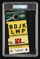 Ja'Marr Chase Signed 2021 Jets Vs Bengals Authentic Parking Pass (PSA) at PristineAuction.com