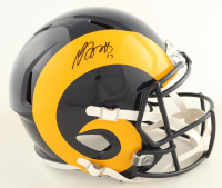 Davante Adams Signed Rams Full-Size Speed Helmet (Beckett) at PristineAuction.com
