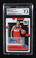 Johnny Davis 2022-23 Panini Donruss Signatures Rated Rookie #210 RC (CGC 7.5 | Autograph Graded CGC 10) at PristineAuction.com