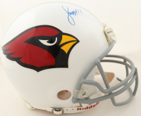 Larry Fitzgerald Signed Cardinals Full-Size Authentic On-Field Helmet (PSA) at PristineAuction.com