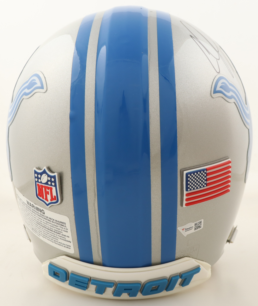 Calvin Johnson Signed Lions Full-Size Authentic On-Field Helmet (Fanatics) at PristineAuction.com Calvin Johnson Signed Lions Full-Size Authentic On-Field Helmet (Fanatics) at PristineAuction.com