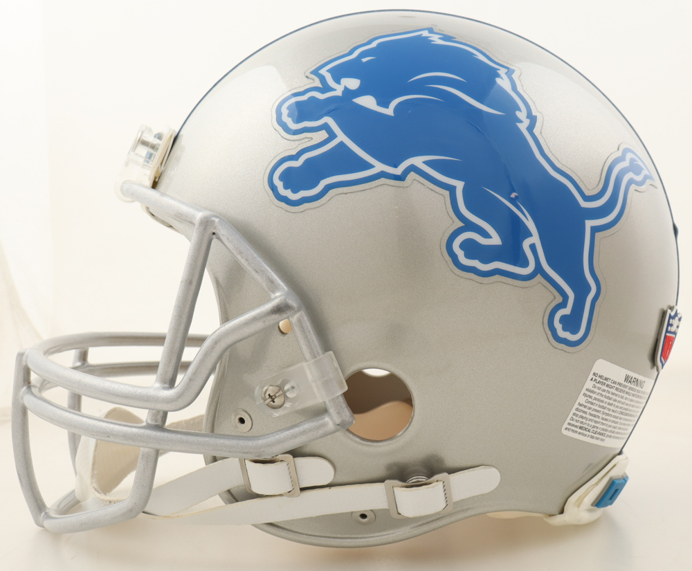 Calvin Johnson Signed Lions Full-Size Authentic On-Field Helmet (Fanatics) at PristineAuction.com Calvin Johnson Signed Lions Full-Size Authentic On-Field Helmet (Fanatics) at PristineAuction.com