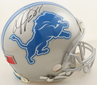 Calvin Johnson Signed Lions Full-Size Authentic On-Field Helmet (Fanatics) at PristineAuction.com