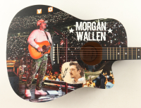 Morgan Wallen Guitar with Signed Custom Insert Pickguard (JSA) at PristineAuction.com