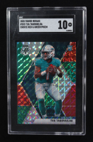 Tua Tagovailoa 2020 Panini Mosaic Mosaic Choice Red and Green #203 RC (SGC 10) at PristineAuction.com