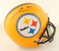 Hines Ward Signed Steelers Full-Size Gold Alternate Speed Helmet (JSA) at PristineAuction.com