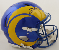 Jared Verse Signed Rams Full-Size Authentic On-Field Speed Helmet (Beckett) at PristineAuction.com