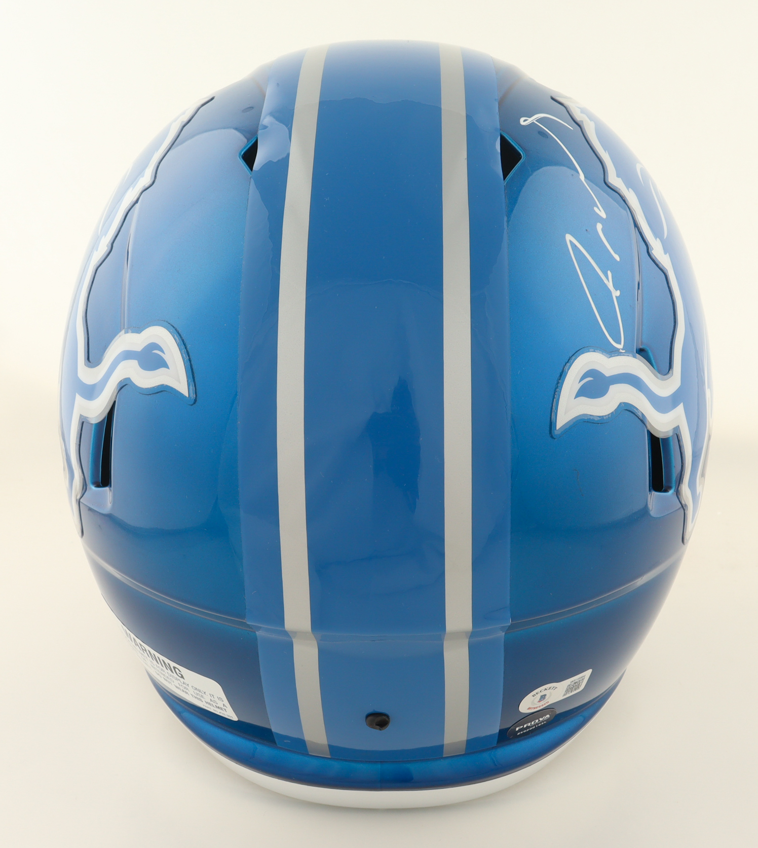 Jameson Williams Signed Lions Full-Size Flash Alternate Speed Helmet (Beckett) at PristineAuction.com Jameson Williams Signed Lions Full-Size Flash Alternate Speed Helmet (Beckett) at PristineAuction.com