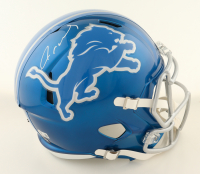 Jameson Williams Signed Lions Full-Size Flash Alternate Speed Helmet (Beckett) at PristineAuction.com