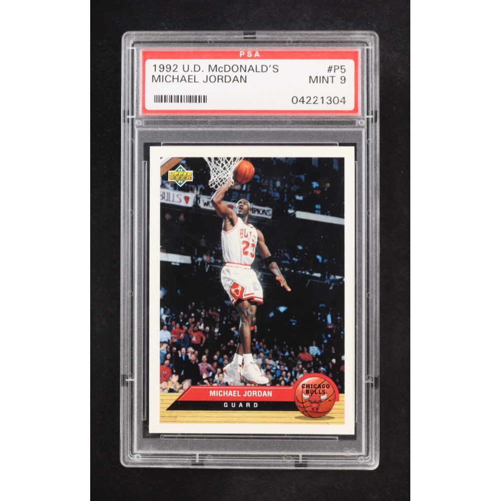 Michael Jordan 1992-93 Upper Deck McDonald's #P5 (PSA 9) at PristineAuction.com