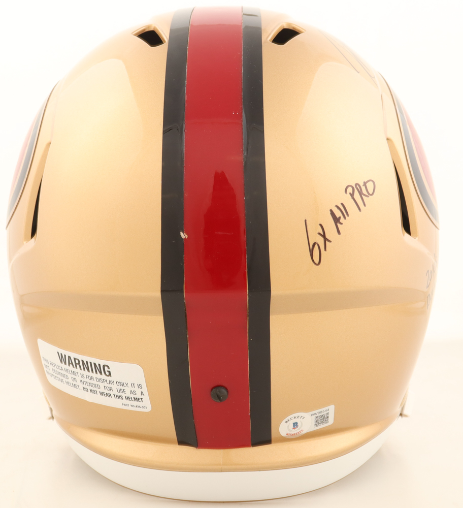 Patrick Willis Signed 49ers Full Size Speed Helmet with Multiple Inscriptions (Beckett) at PristineAuction.com Patrick Willis Signed 49ers Full Size Speed Helmet with Multiple Inscriptions (Beckett) at PristineAuction.com