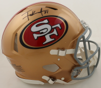 Frank Gore Signed 49ers Full-Size Authentic On-Field Speed Helmet (Beckett) at PristineAuction.com