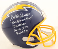 Kellen Winslow Signed Chargers Full-Size 1974-87 Throwback Helmet with Extensive Inscription (Beckett) at PristineAuction.com