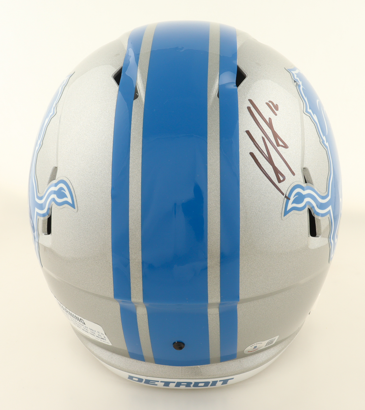 Hendon Hooker Signed Lions Full-Size Speed Helmet (Beckett) at PristineAuction.com Hendon Hooker Signed Lions Full-Size Speed Helmet (Beckett) at PristineAuction.com