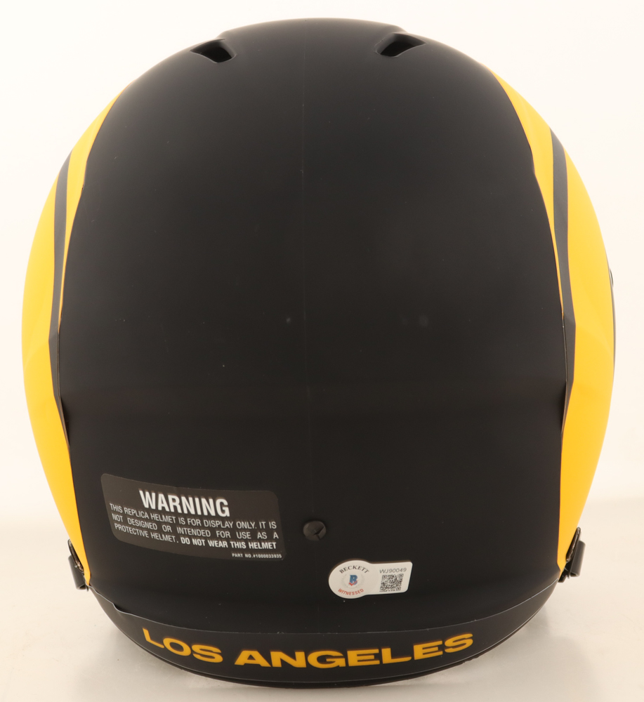 Kurt Warner Signed Rams Full-Size Eclipse Alternate Speed Helmet (Beckett) at PristineAuction.com Kurt Warner Signed Rams Full-Size Eclipse Alternate Speed Helmet (Beckett) at PristineAuction.com