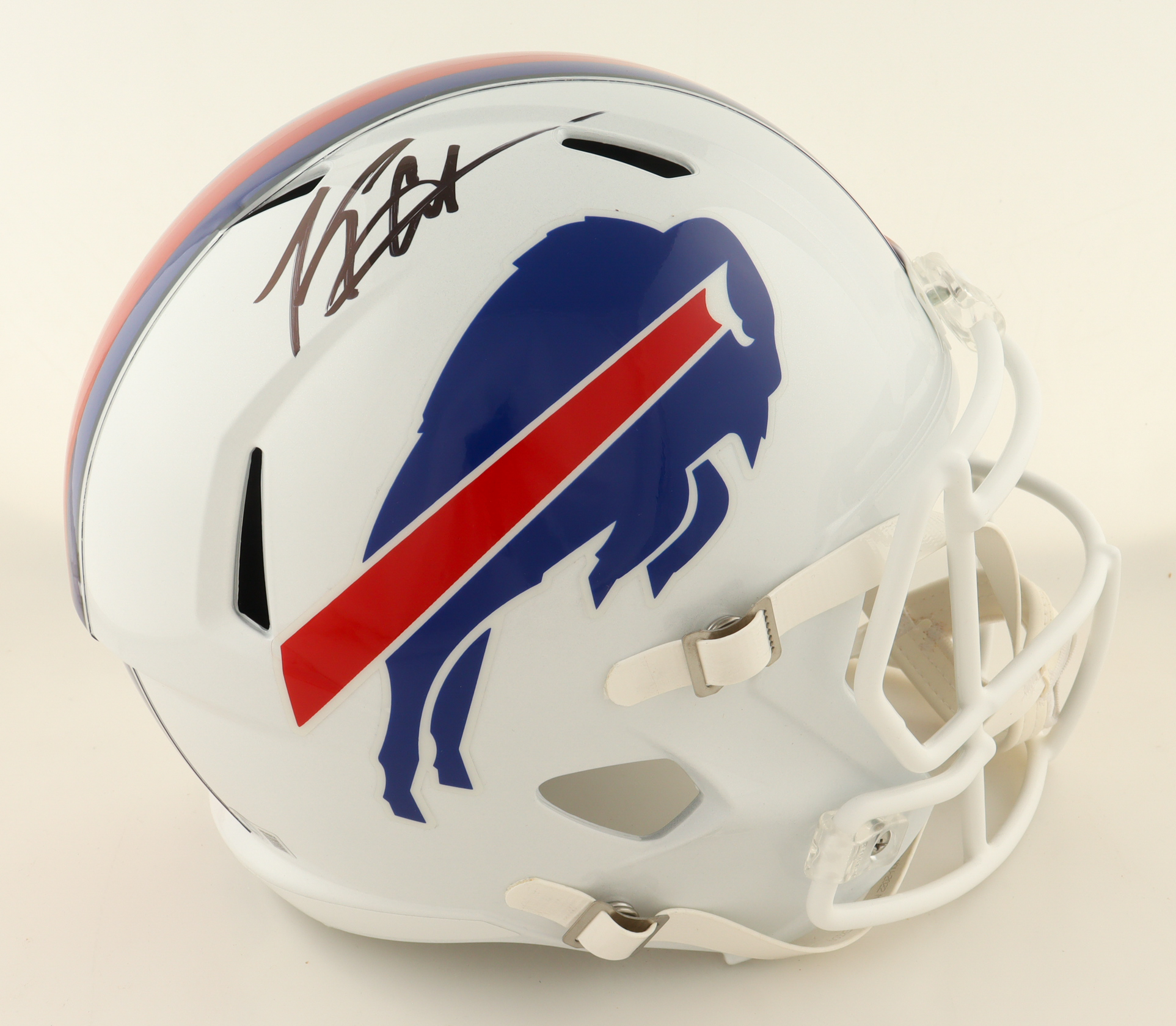 Keon Coleman Signed Bills Full-Size Speed Helmet (Beckett) at PristineAuction.com Keon Coleman Signed Bills Full-Size Speed Helmet (Beckett) at PristineAuction.com